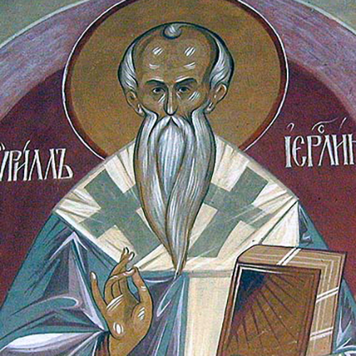 Saint Cyril of Jerusalem (c. 315–386)