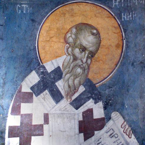 Saint Epiphanius of Salamis (c. 310–403)