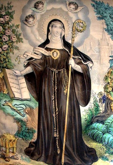 Saint Gertrude the Great (1256–1301)
