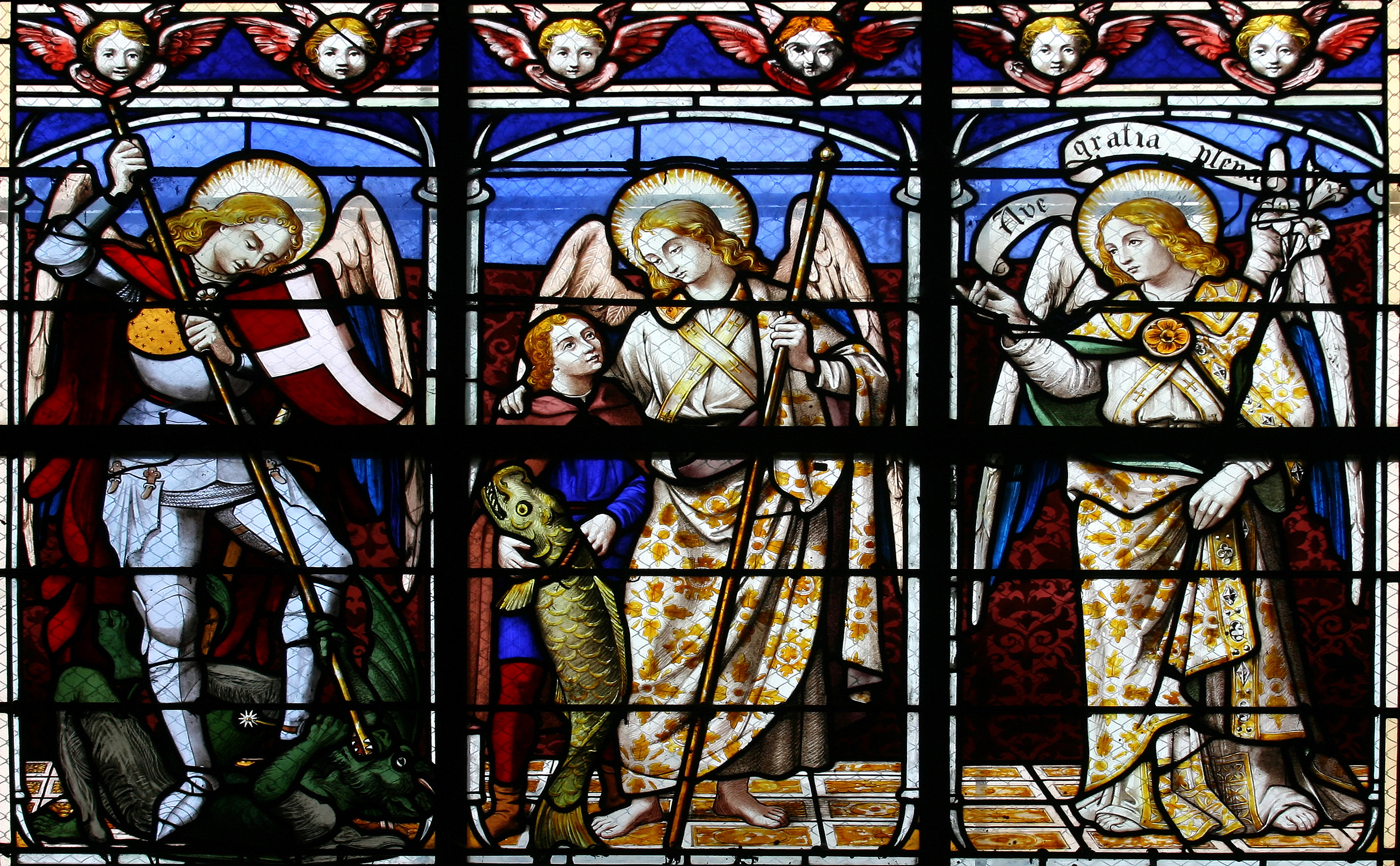 Saints Michael, Gabriel, and Raphael, Archangels